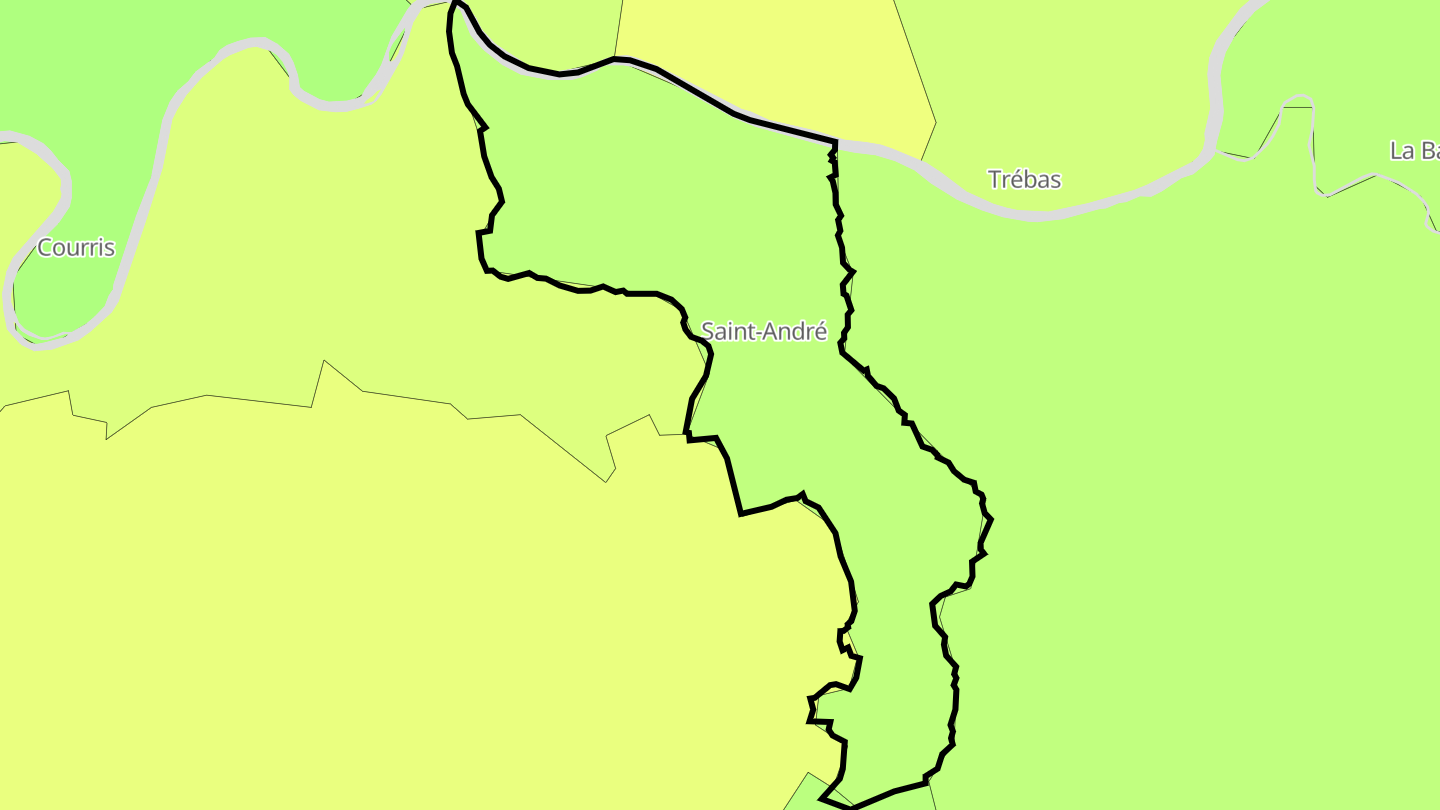 Carte des prix de l'immobilier Saint-André