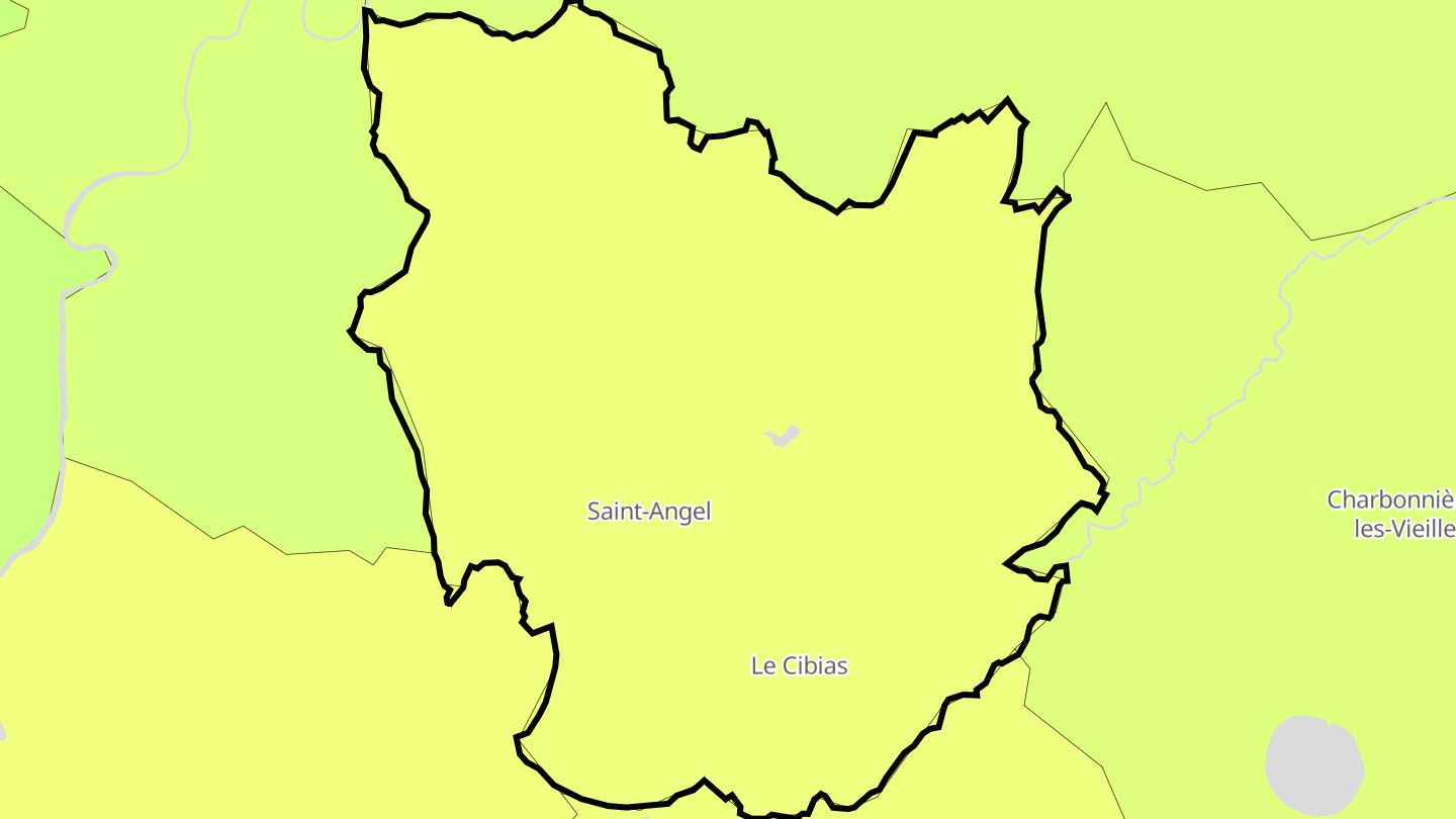 Carte des prix de l'immobilier Saint-Angel