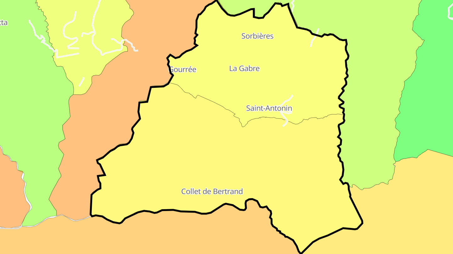 Carte des prix de l'immobilier Saint-Antonin