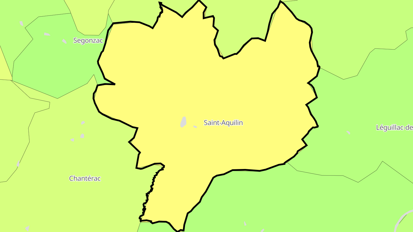 Carte des prix de l'immobilier Saint-Aquilin