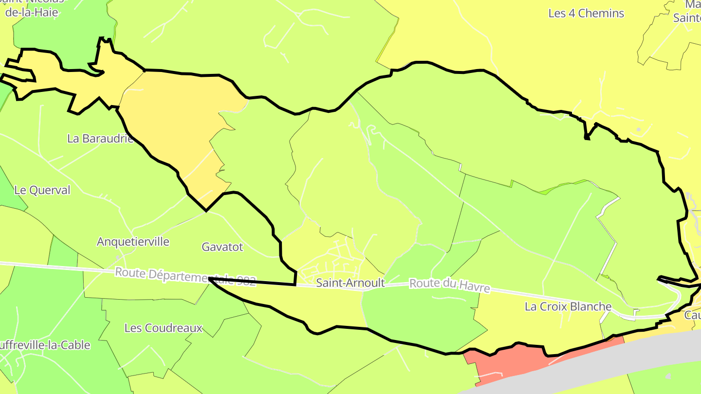 Carte des prix de l'immobilier Saint-Arnoult