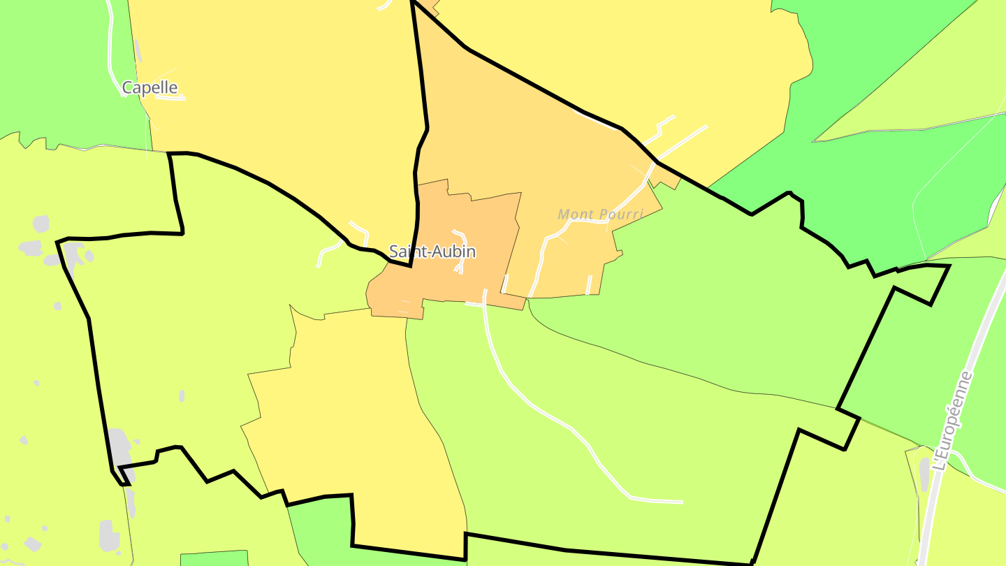 Carte des prix de l'immobilier Saint-Aubin