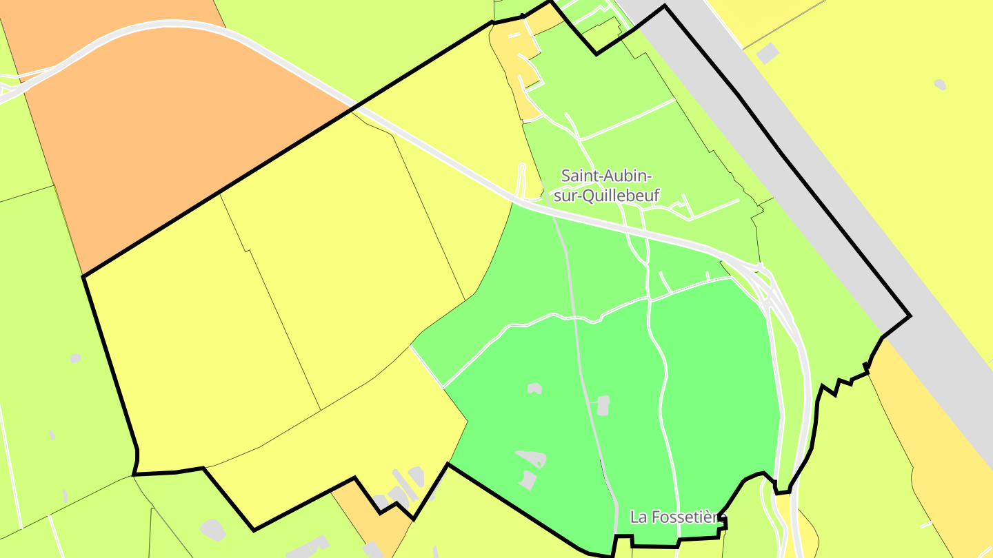 Carte des prix de l'immobilier Saint-Aubin-sur-Quillebeuf