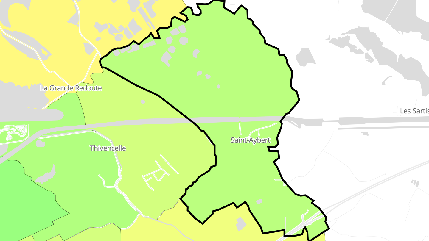 Carte des prix de l'immobilier Saint-Aybert