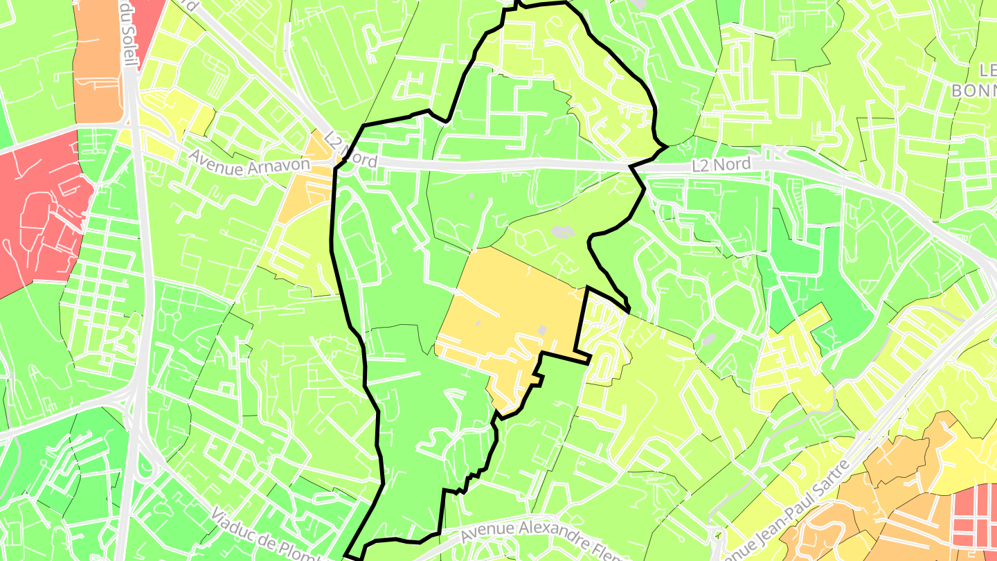 Carte des prix de l'immobilier Saint-Barthélemy