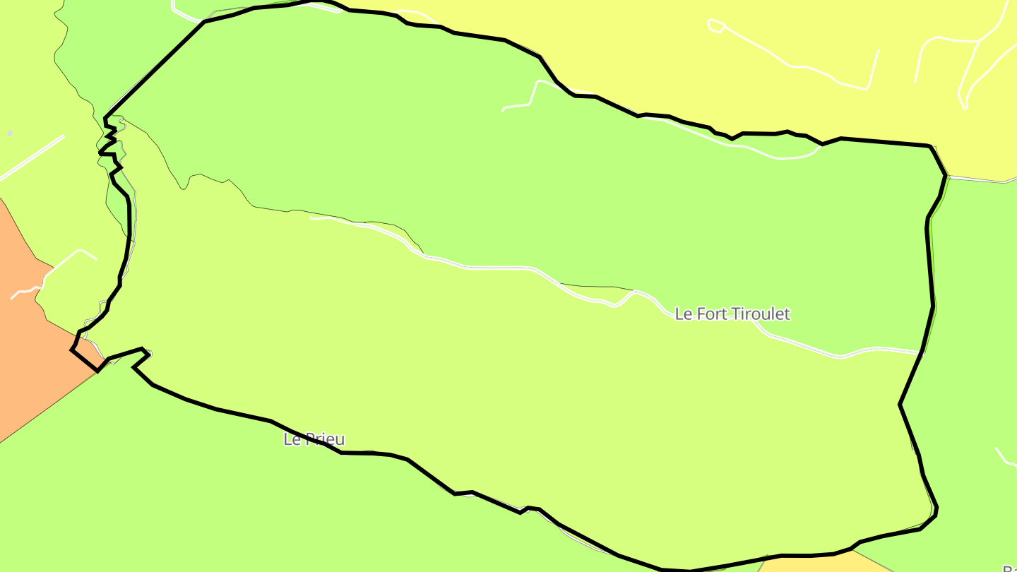 Carte des prix de l'immobilier Saint-Bauzeil