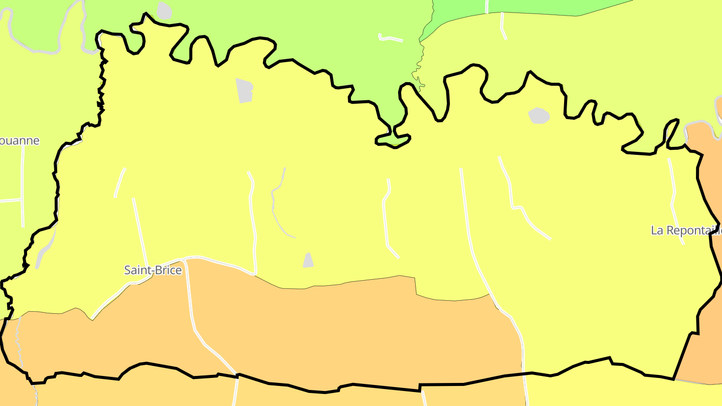 Carte des prix de l'immobilier Saint-Brice