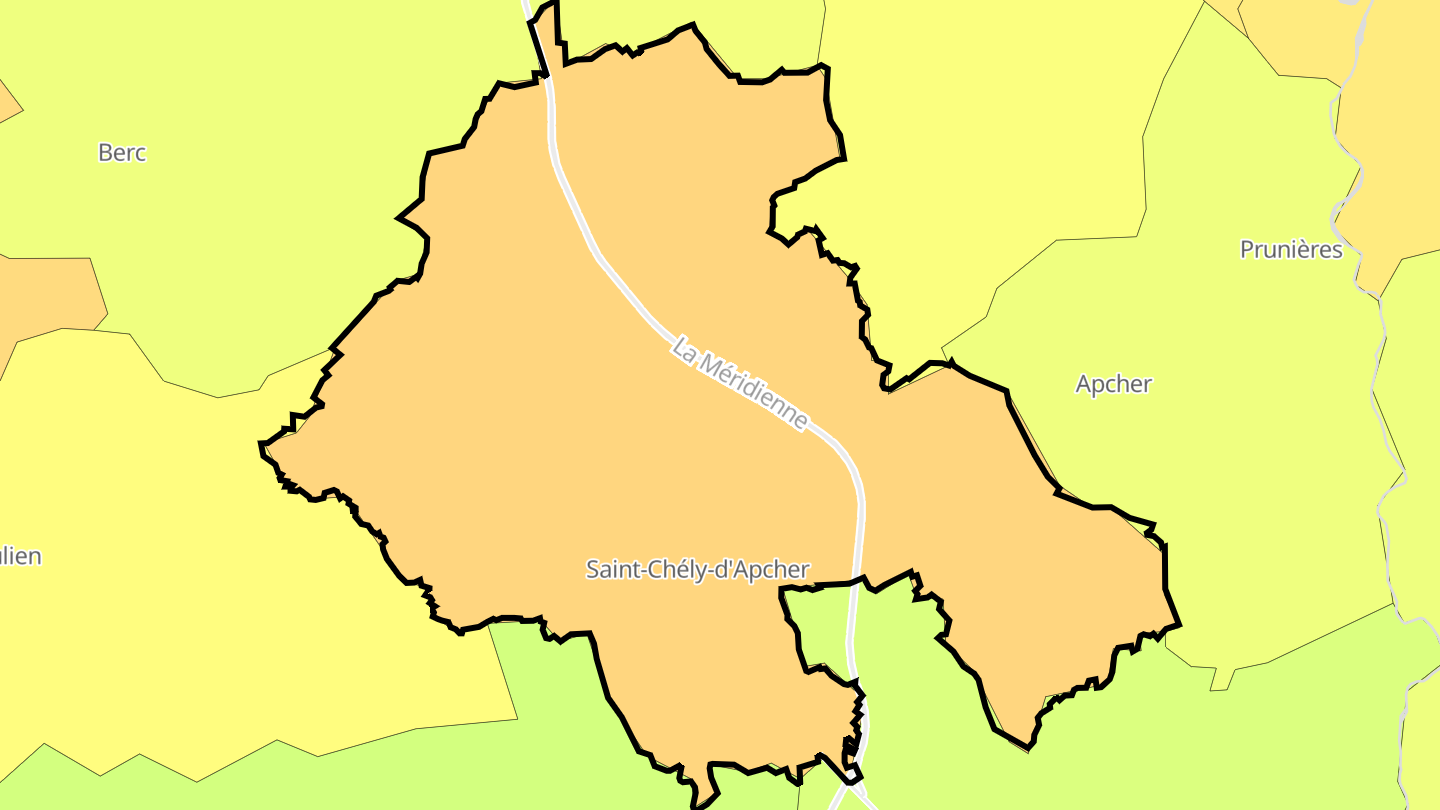 Carte des prix de l'immobilier Saint-Chély-d'Apcher