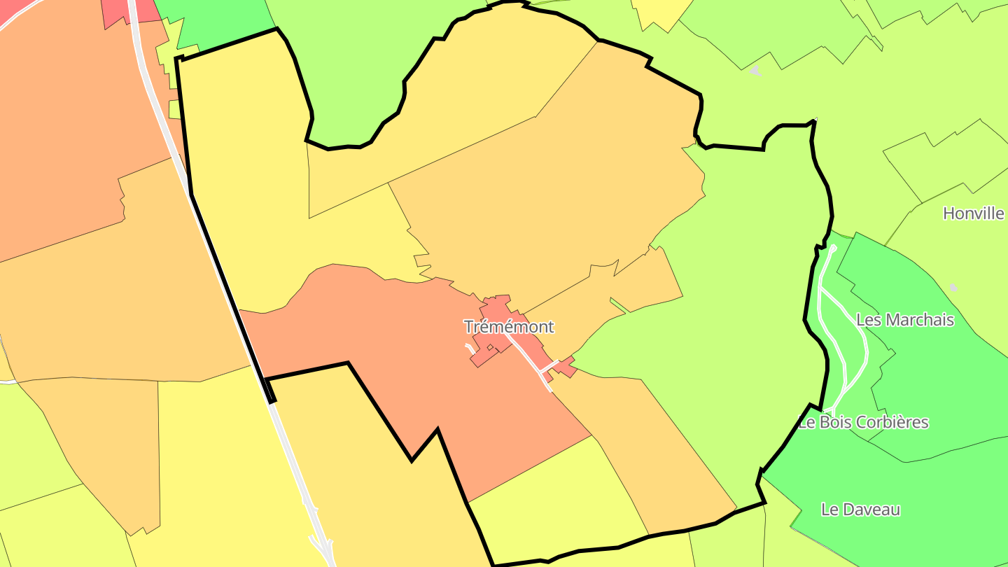 Carte des prix de l'immobilier Saint-Chéron-des-Champs