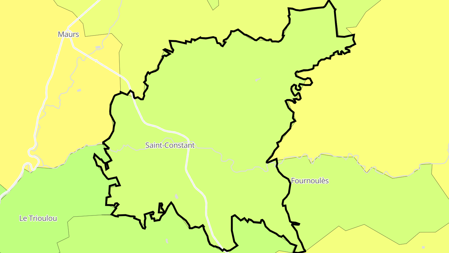 Carte des prix de l'immobilier Saint-Constant