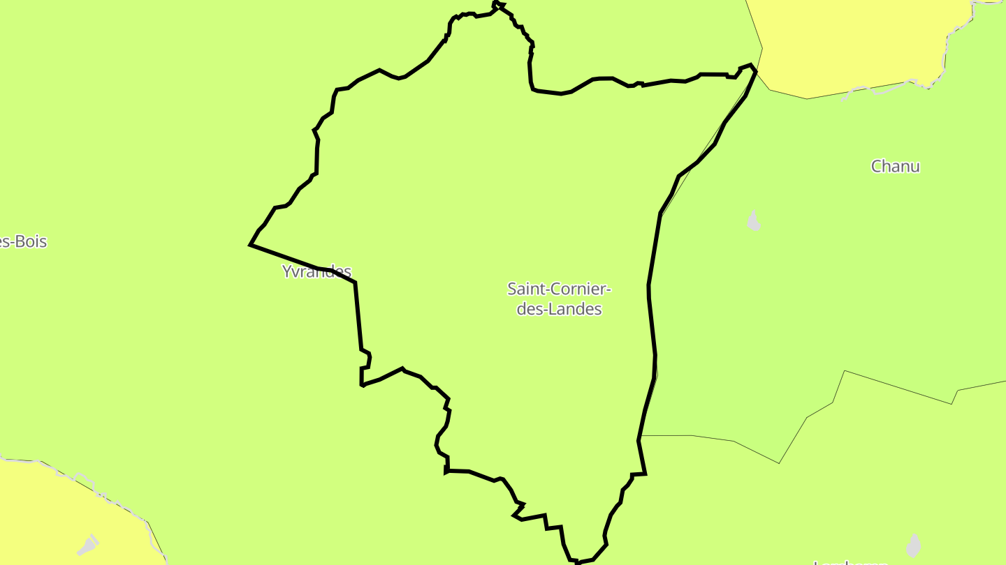 Carte des prix de l'immobilier Saint-Cornier-des-Landes