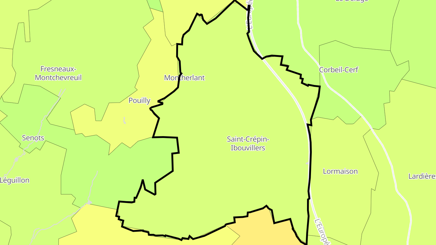 Carte des prix de l'immobilier Saint-Crépin-Ibouvillers
