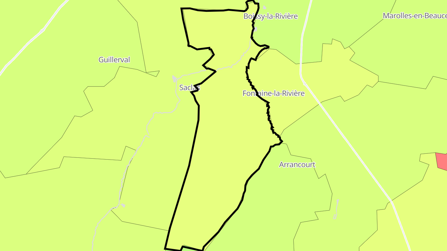Carte des prix de l'immobilier Saint-Cyr-la-Rivière