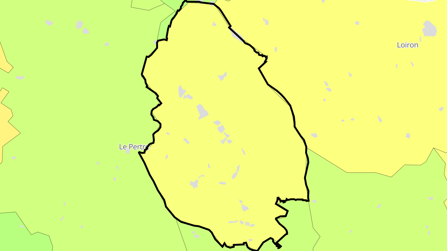 Carte des prix de l'immobilier Saint-Cyr-le-Gravelais