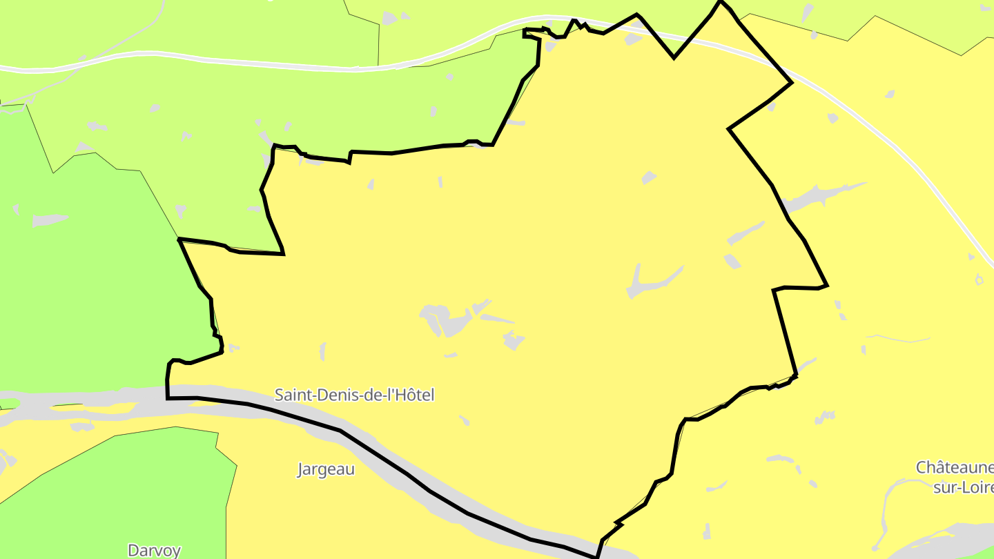 Carte des prix de l'immobilier Saint-Denis-de-l'Hôtel