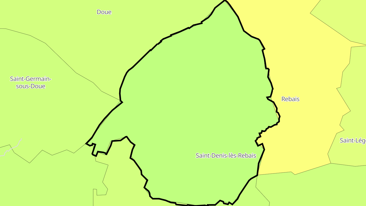 Carte des prix de l'immobilier Saint-Denis-lès-Rebais