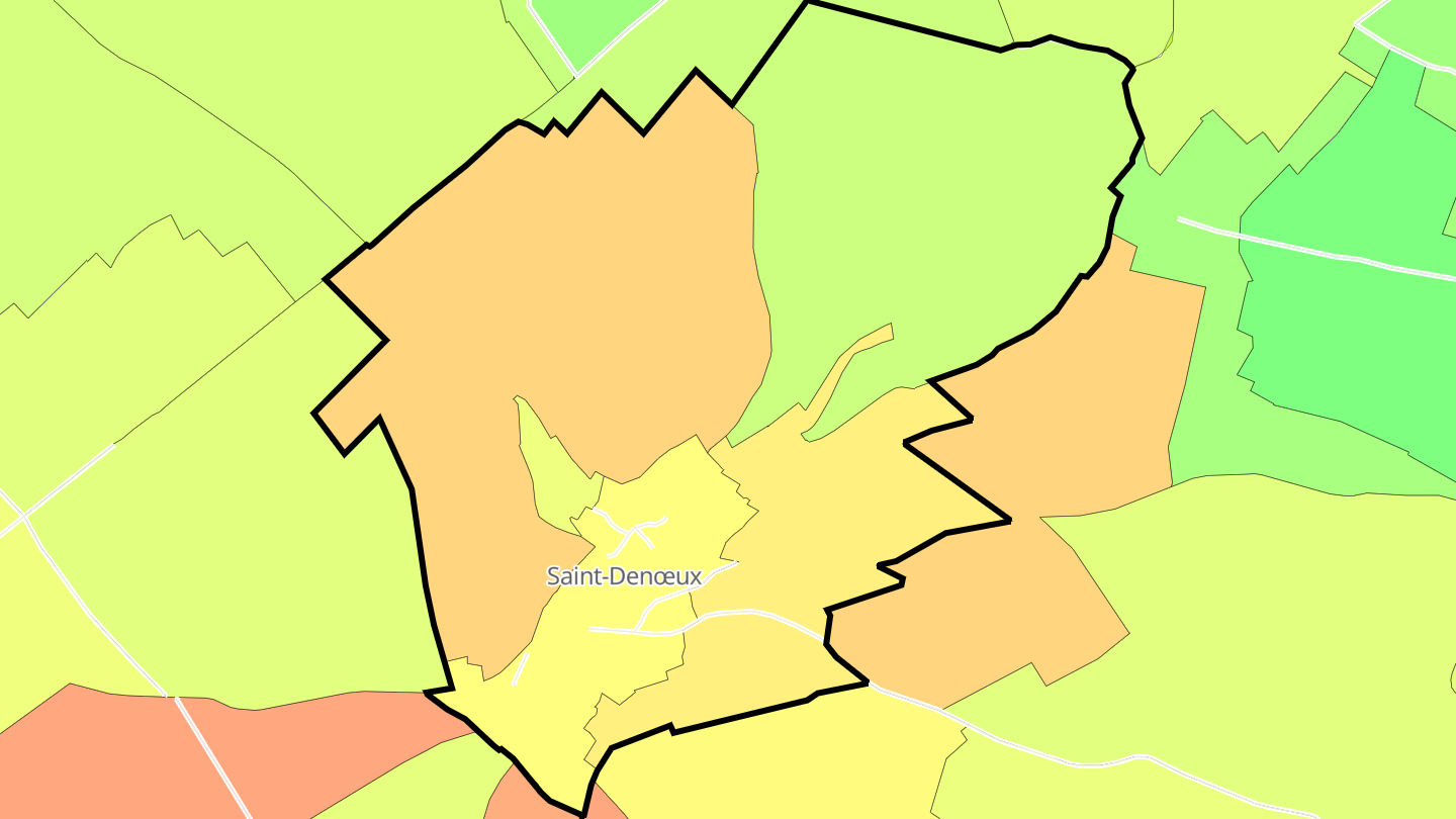 Carte des prix de l'immobilier Saint-Denœux