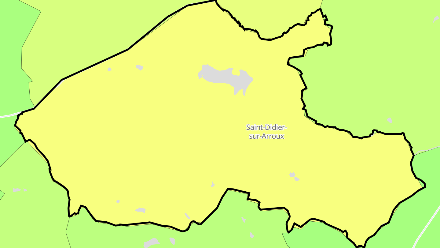 Carte des prix de l'immobilier Saint-Didier-sur-Arroux