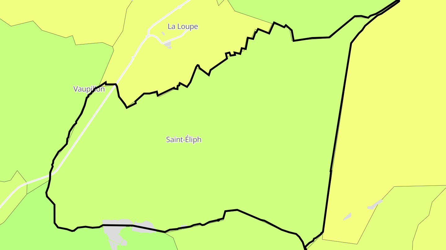 Carte des prix de l'immobilier Saint-Éliph