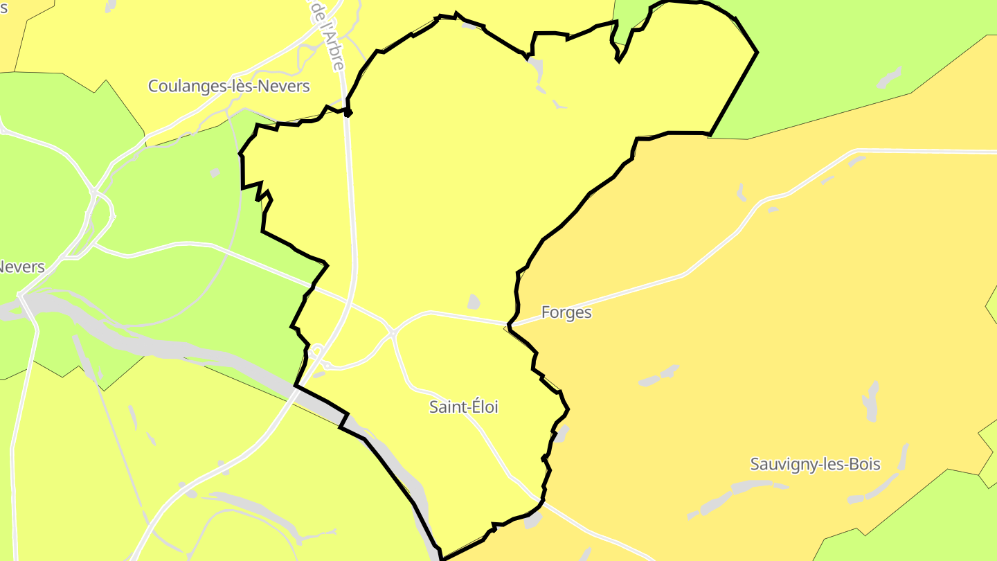 Carte des prix de l'immobilier Saint-Éloi