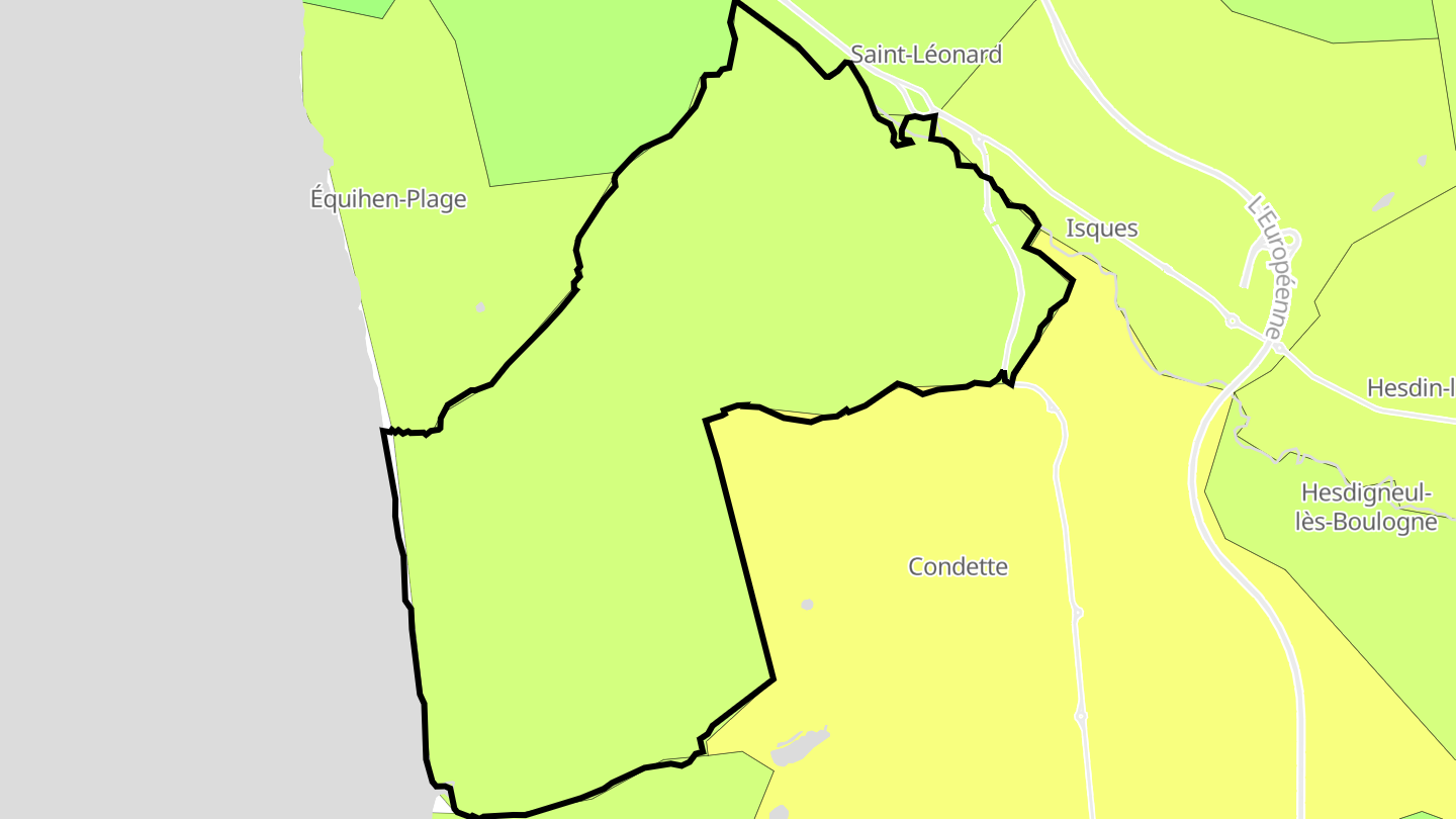 Carte des prix de l'immobilier Saint-Étienne-au-Mont