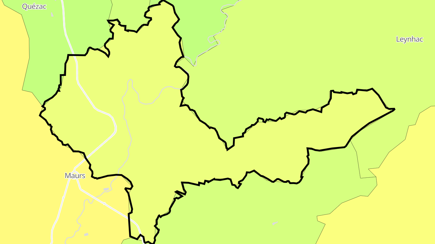 Carte des prix de l'immobilier Saint-Étienne-de-Maurs