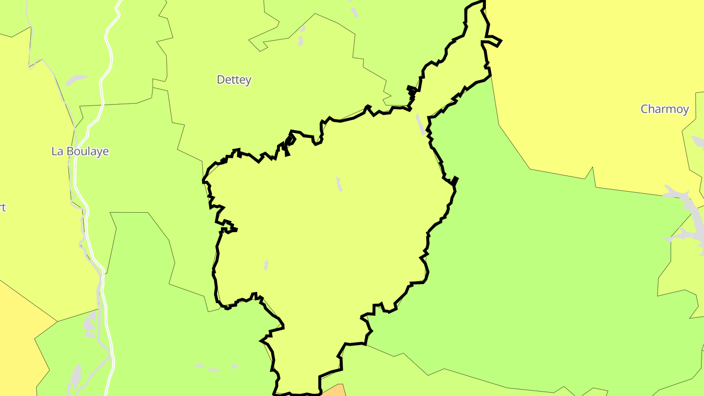 Carte des prix de l'immobilier Saint-Eugène
