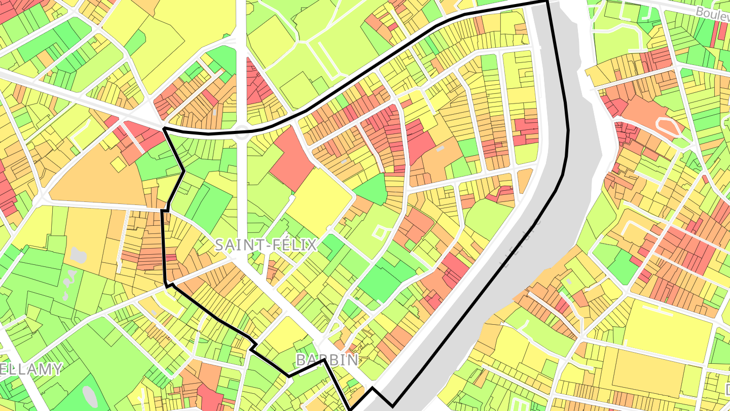 Carte des prix de l'immobilier Saint-Félix