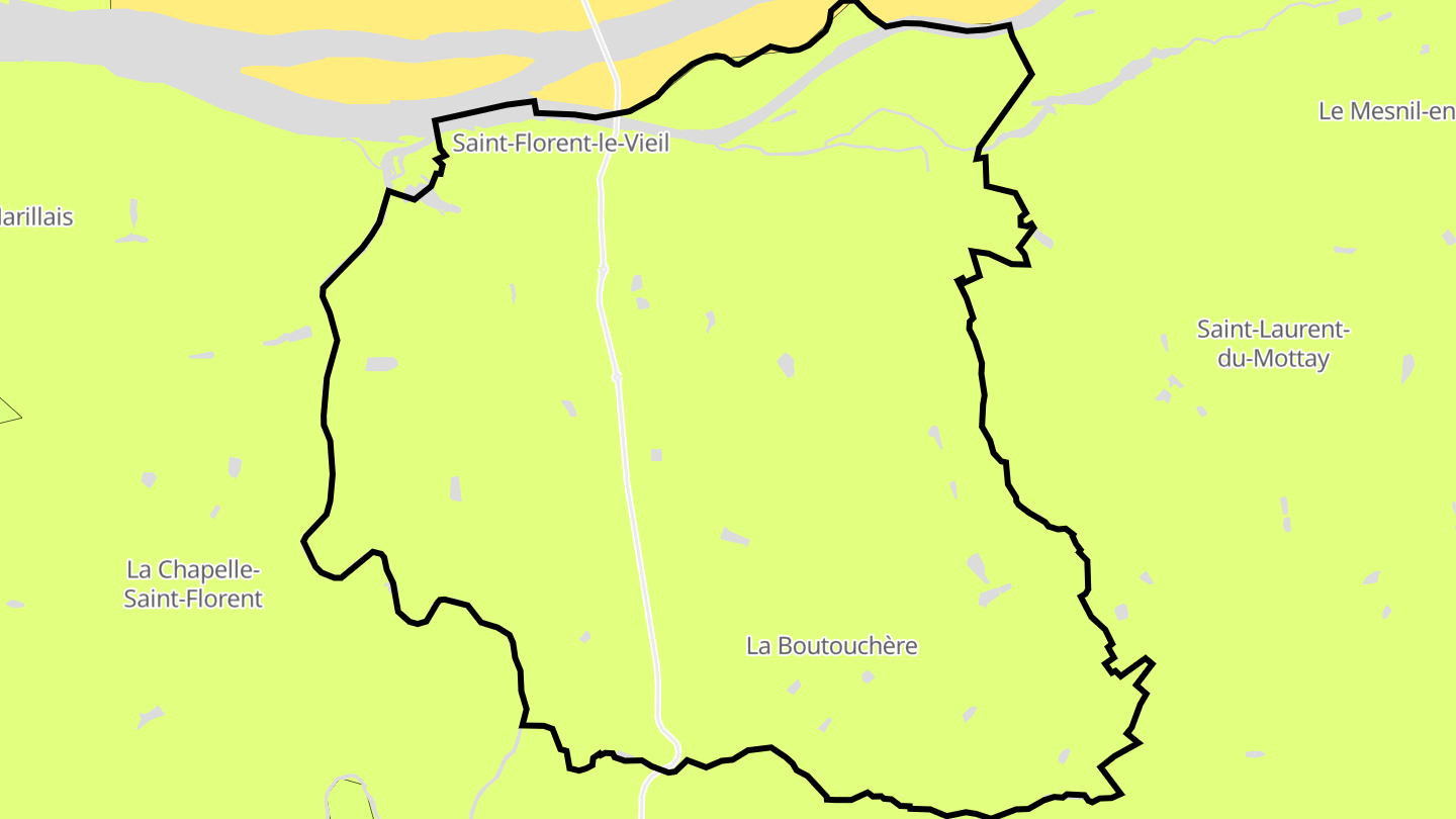 Carte des prix de l'immobilier Saint-Florent-le-Vieil
