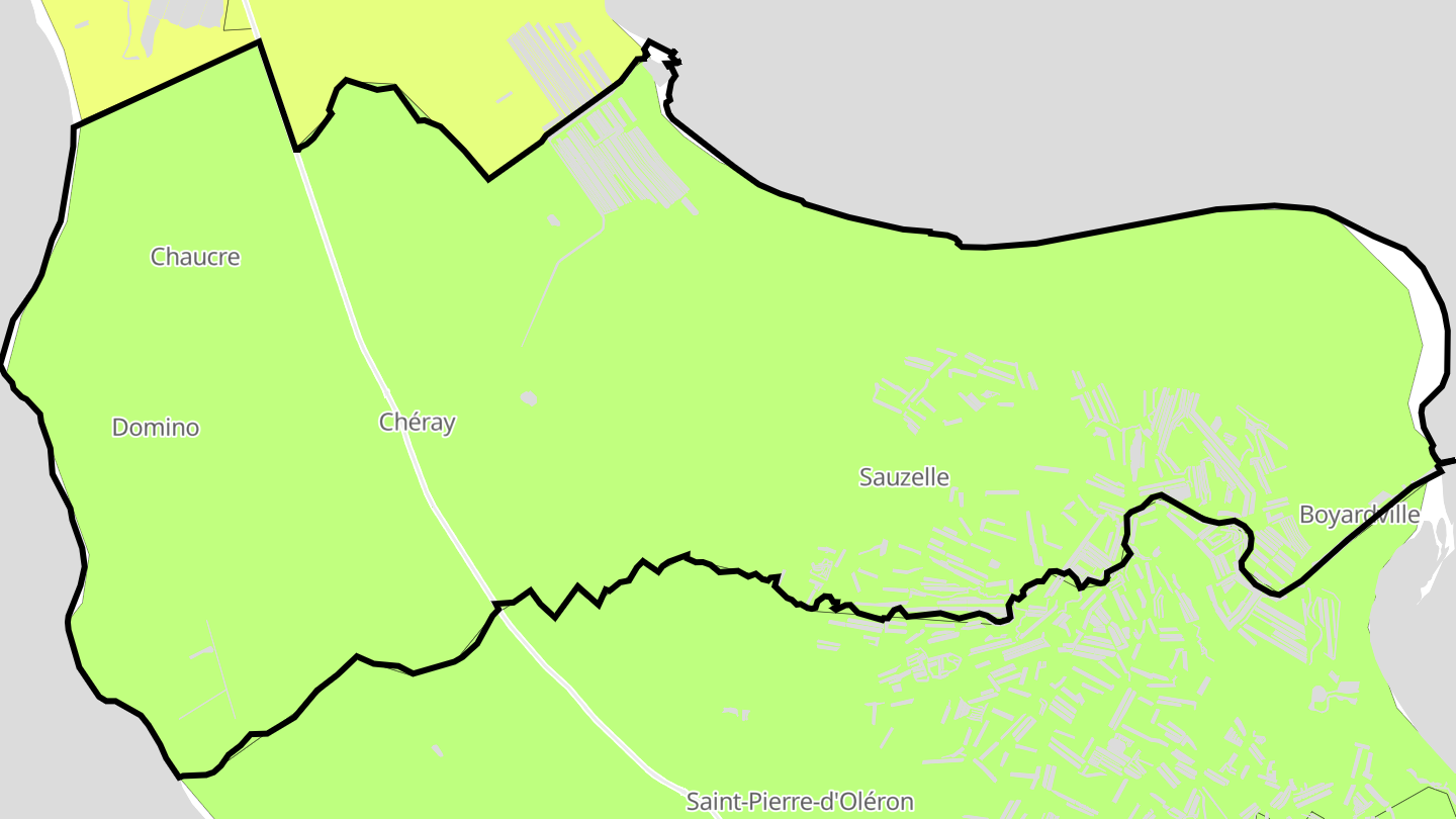 Carte des prix de l'immobilier Saint-Georges-d'Oléron