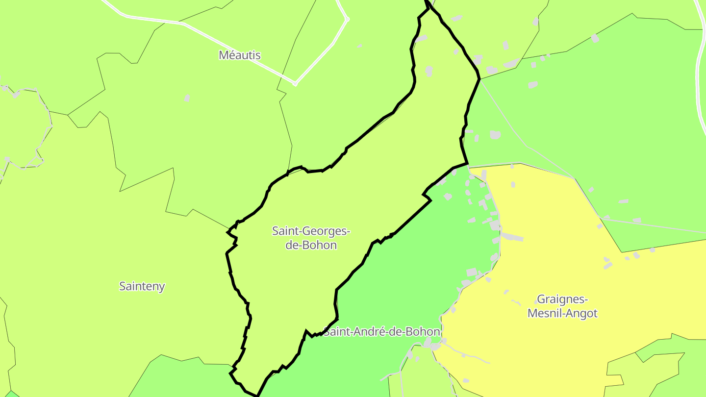 Carte des prix de l'immobilier Saint-Georges-de-Bohon