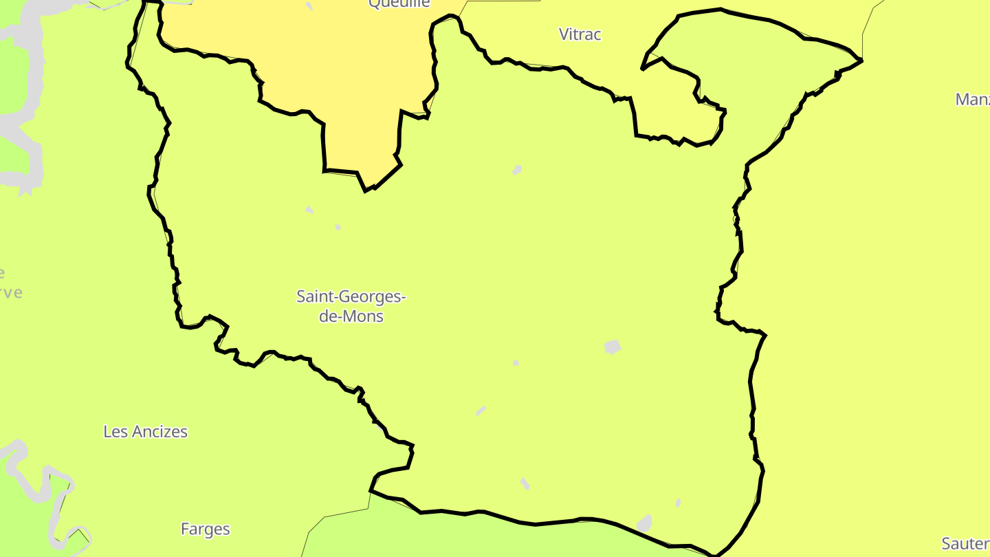 Carte des prix de l'immobilier Saint-Georges-de-Mons