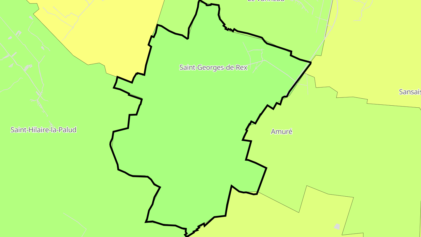 Carte des prix de l'immobilier Saint-Georges-de-Rex