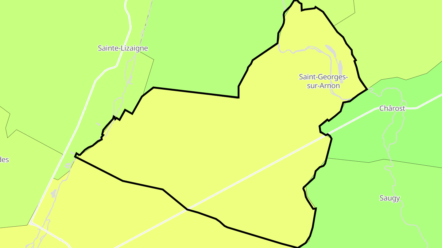 Carte des prix de l'immobilier Saint-Georges-sur-Arnon