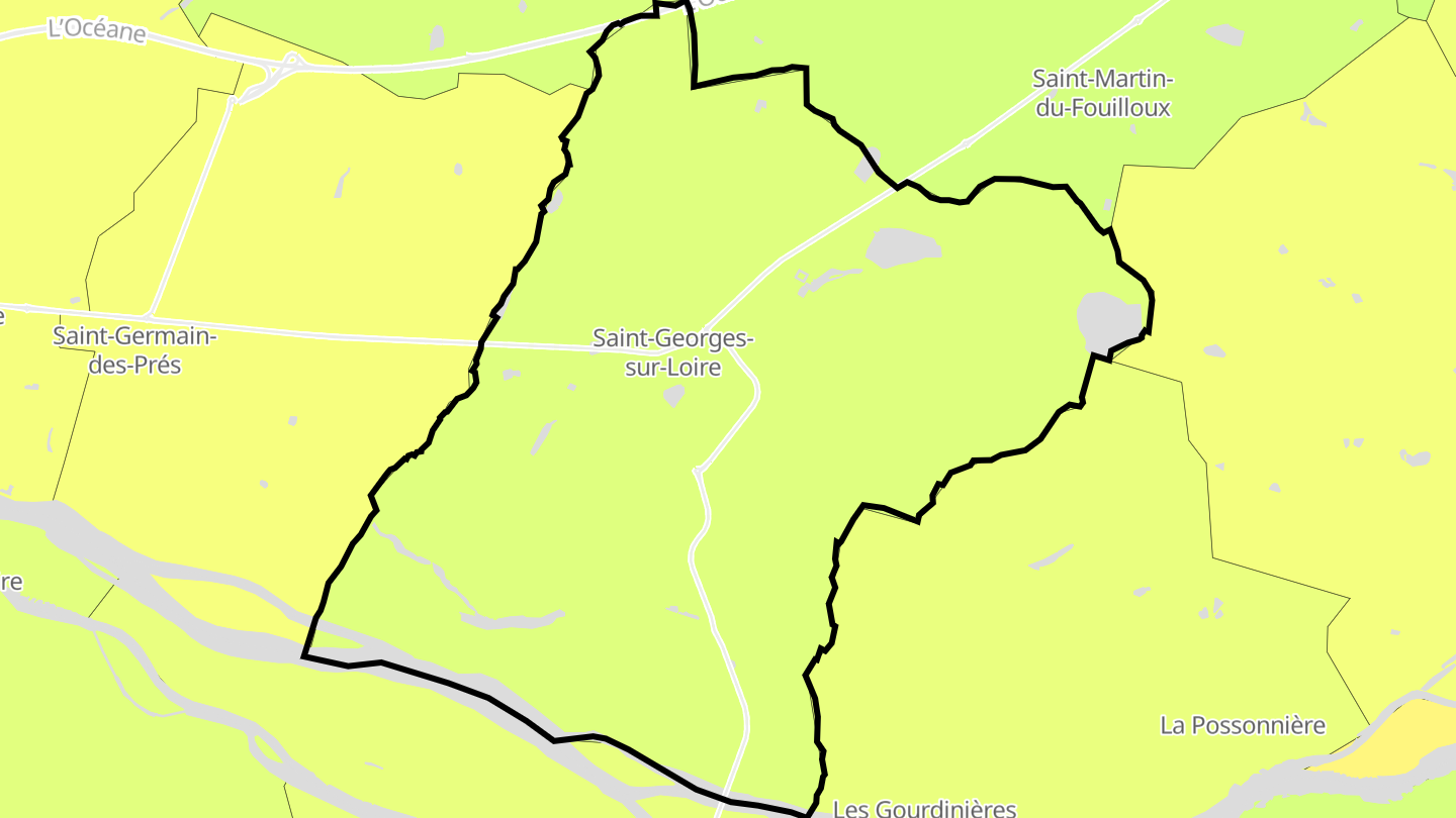 Carte des prix de l'immobilier Saint-Georges-sur-Loire