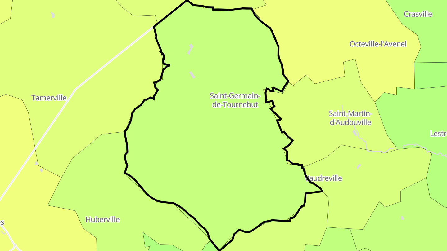 Carte des prix de l'immobilier Saint-Germain-de-Tournebut