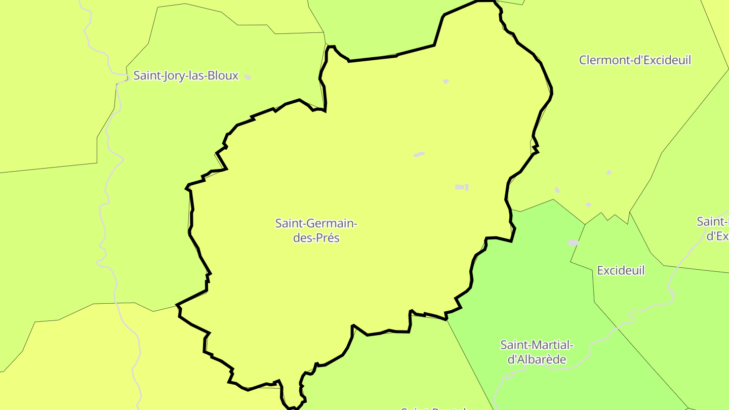 Carte des prix de l'immobilier Saint-Germain-des-Prés