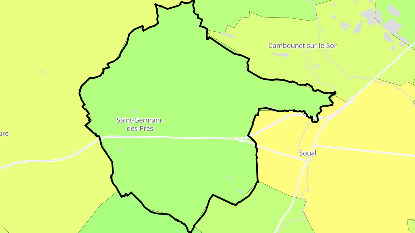 Carte des prix de l'immobilier Saint-Germain-des-Prés