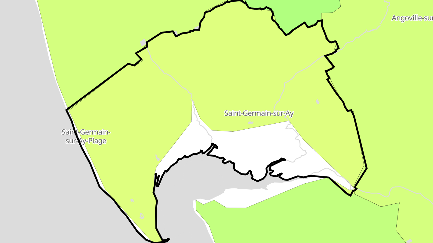 Carte des prix de l'immobilier Saint-Germain-sur-Ay