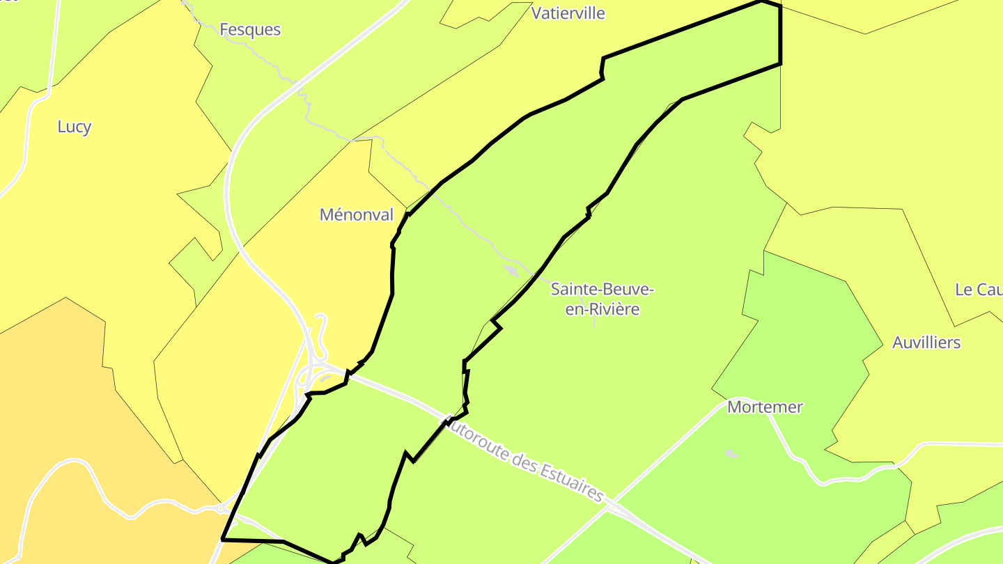 Carte des prix de l'immobilier Saint-Germain-sur-Eaulne