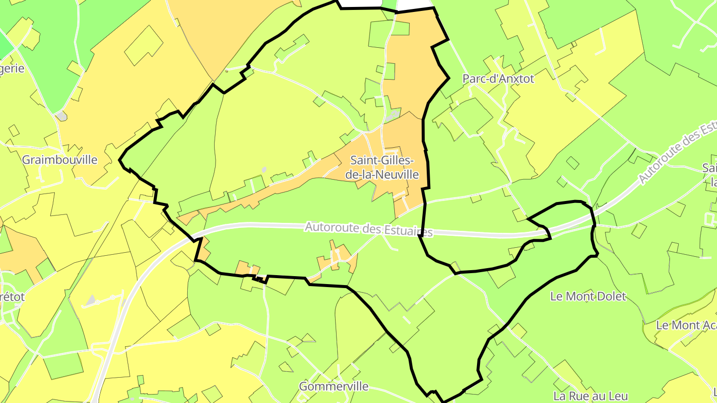 Carte des prix de l'immobilier Saint-Gilles-de-la-Neuville