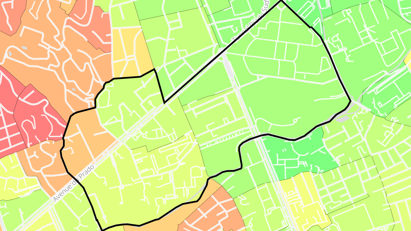 Carte des prix de l'immobilier Saint-Giniez
