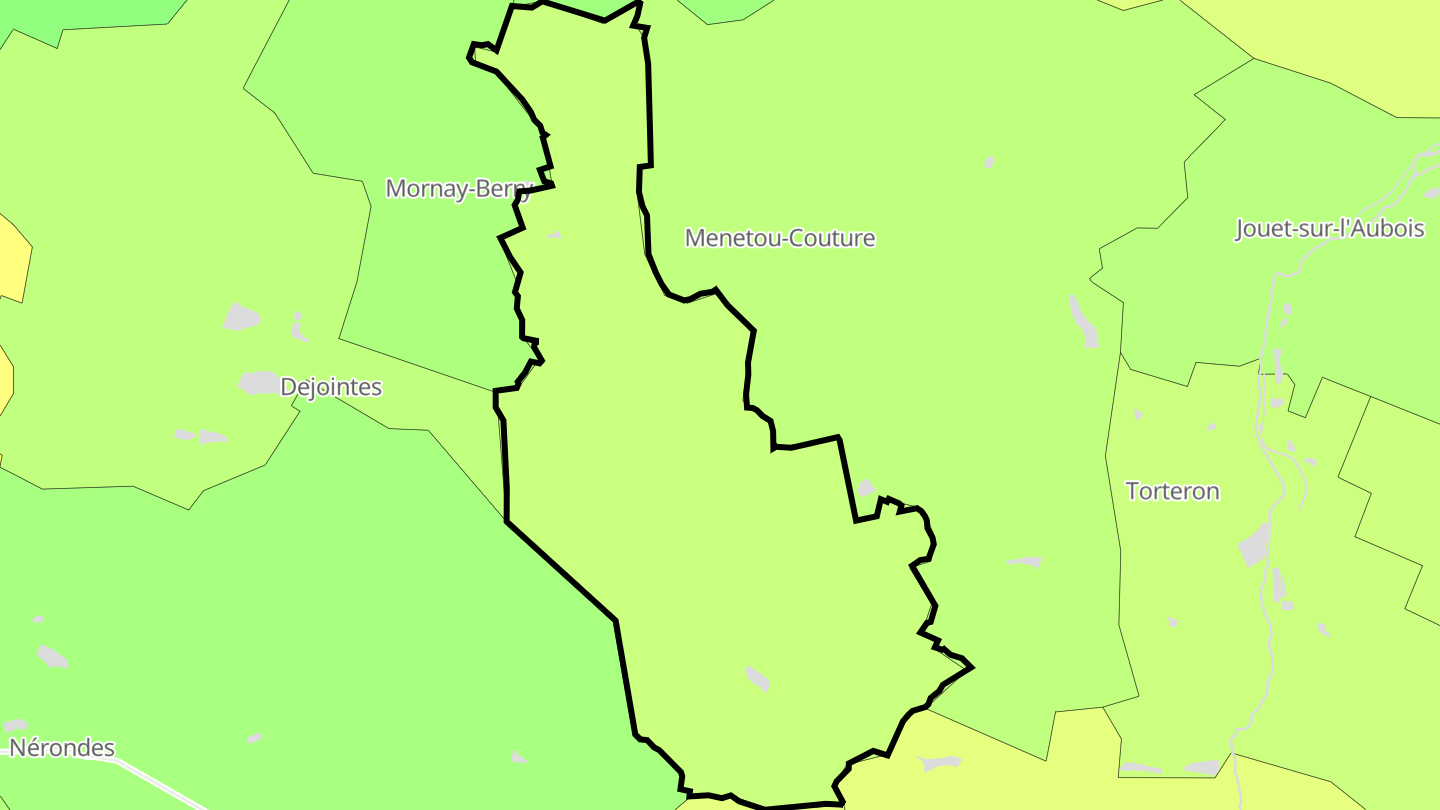 Carte des prix de l'immobilier Saint-Hilaire-de-Gondilly