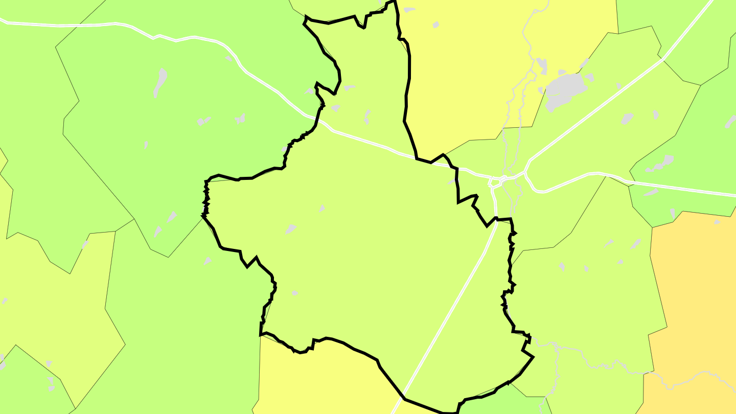Carte des prix de l'immobilier Saint-Hilaire-en-Lignières