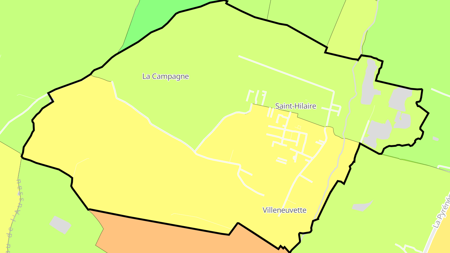 Carte des prix de l'immobilier Saint-Hilaire