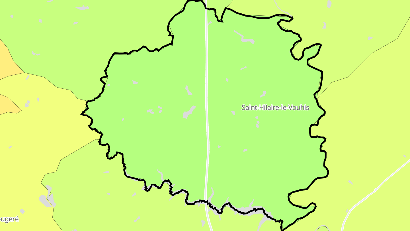 Carte des prix de l'immobilier Saint-Hilaire-le-Vouhis