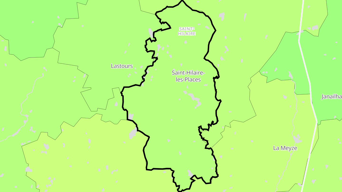 Carte des prix de l'immobilier Saint-Hilaire-les-Places