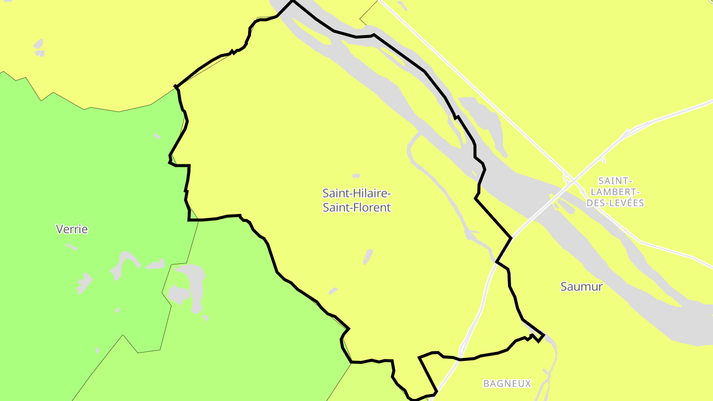 Carte des prix de l'immobilier Saint-Hilaire-Saint-Florent