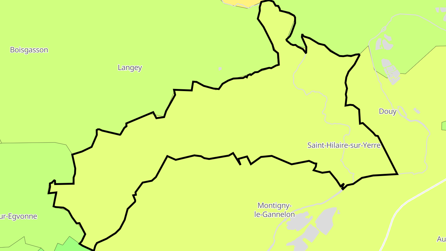 Carte des prix de l'immobilier Saint-Hilaire-sur-Yerre