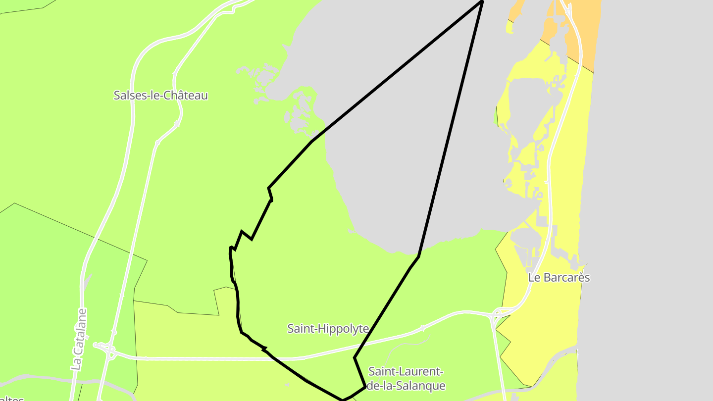 Carte des prix de l'immobilier Saint-Hippolyte